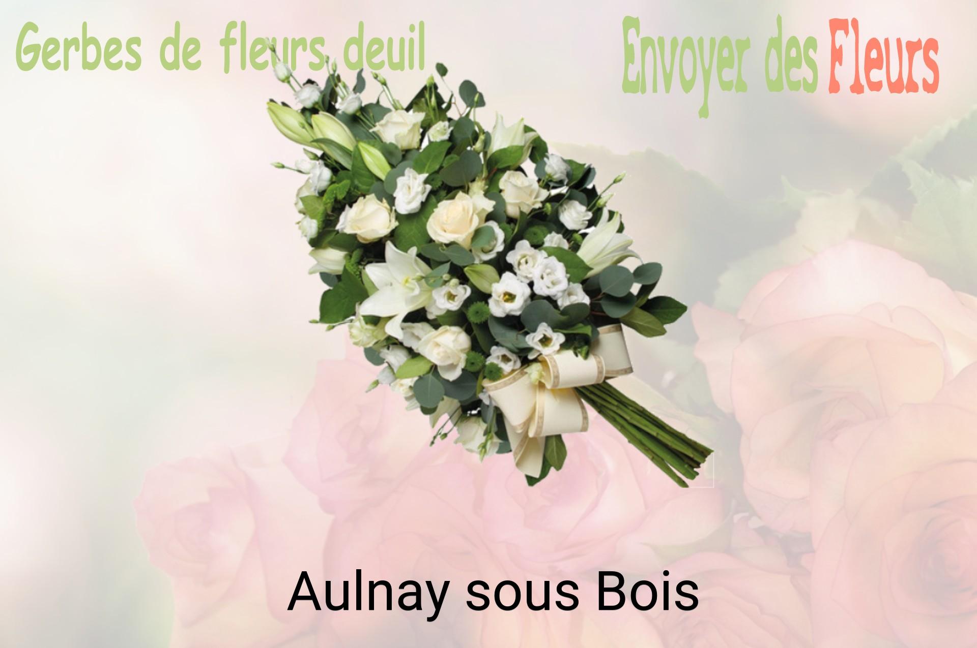 Gerbe de fleurs de deuil livrée à Aulnay-sous-Bois